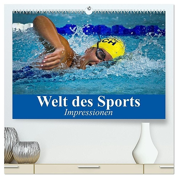 Welt des Sports. Impressionen (hochwertiger Premium Wandkalender 2024 DIN A2 quer), Kunstdruck in Hochglanz, Elisabeth Stanzer