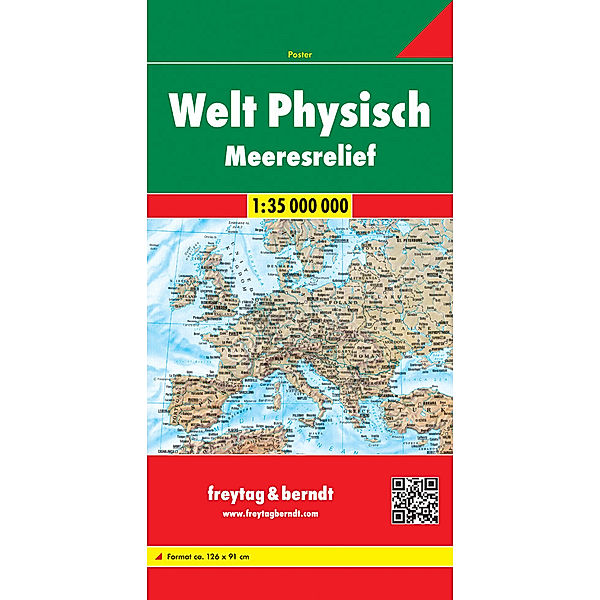 Welt physisch - Meeresrelief