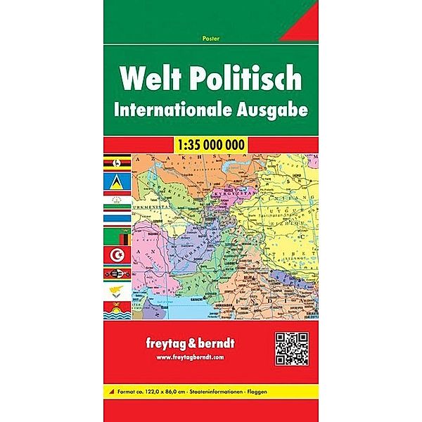 Welt Politisch, Weltkarte 1:35 Mio., Internationale Ausgabe