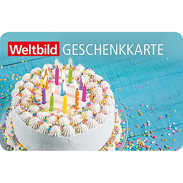 Weltbild Geschenkkarte Happy Birthday (Wert 10 Franken)