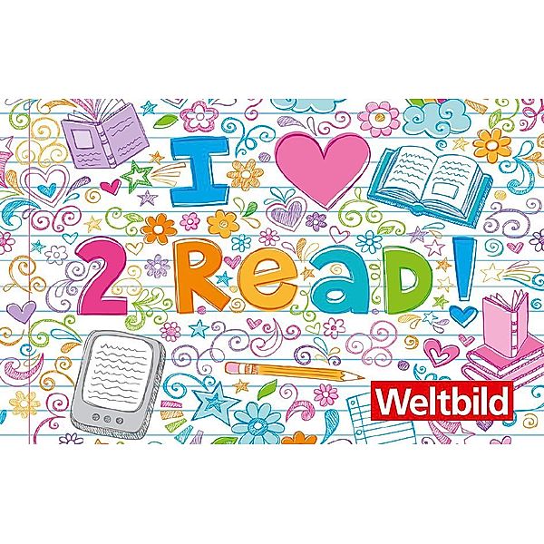 Weltbild Geschenkkarte I Love 2 Read (Wert: 100 Euro)