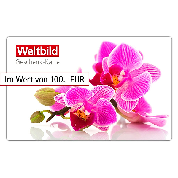 Weltbild Geschenkkarte Orchidee (Wert: 100 Euro)