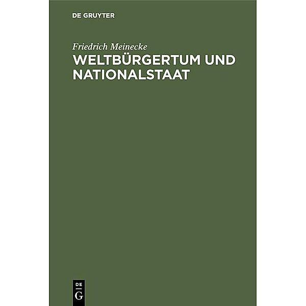 Weltbürgertum und Nationalstaat / Jahrbuch des Dokumentationsarchivs des österreichischen Widerstandes, Friedrich Meinecke