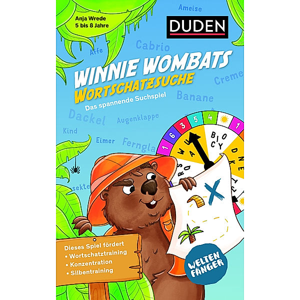 Duden / Bibliographisches Institut, Duden Weltenfänger: Winnie Wombats Wortschatzsuche (Kinderspiel), Anja Wrede