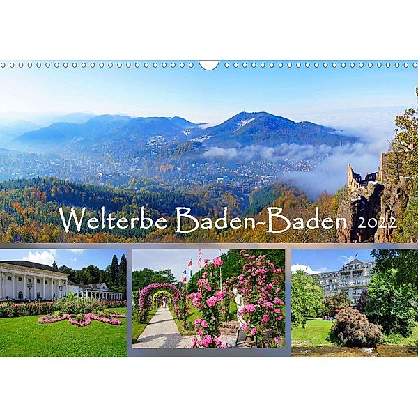 Welterbe Baden-Baden (Wandkalender 2022 DIN A3 quer), C&V Grade