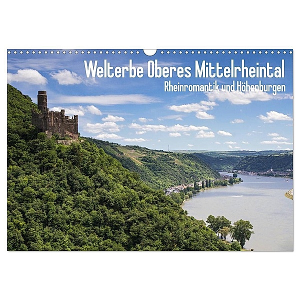 Welterbe Oberes Mittelrheintal (Wandkalender 2024 DIN A3 quer), CALVENDO Monatskalender, Juergen Schonnop