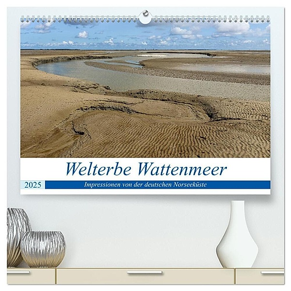 Welterbe Wattenmeer (hochwertiger Premium Wandkalender 2025 DIN A2 quer), Kunstdruck in Hochglanz, Calvendo, Andreas Klesse