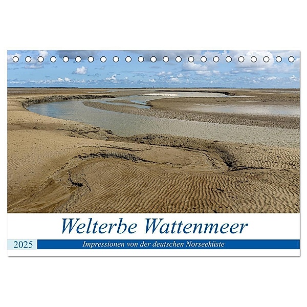 Welterbe Wattenmeer (Tischkalender 2025 DIN A5 quer), CALVENDO Monatskalender, Calvendo, Andreas Klesse