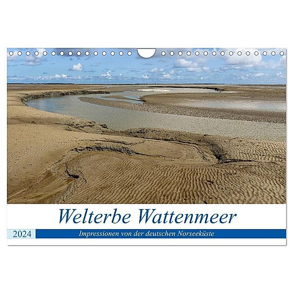 Welterbe Wattenmeer (Wandkalender 2024 DIN A4 quer), CALVENDO Monatskalender, Andreas Klesse