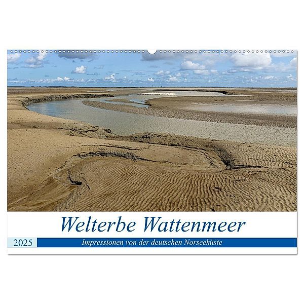 Welterbe Wattenmeer (Wandkalender 2025 DIN A2 quer), CALVENDO Monatskalender, Calvendo, Andreas Klesse