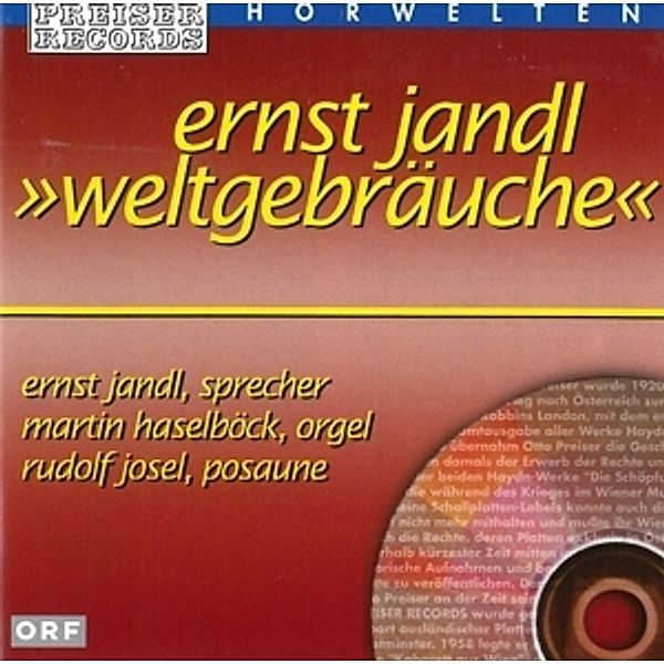 Weltgebräuche, Ernst Jandl