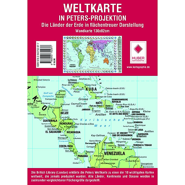 WELTKARTE IN PETERS-PROJEKTION