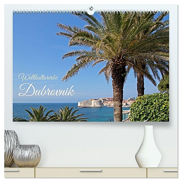 Weltkulturerbe Dubrovnik (hochwertiger Premium Wandkalender 2025 DIN A2 quer), Kunstdruck in Hochglanz, Calvendo, Siegfried Kuttig