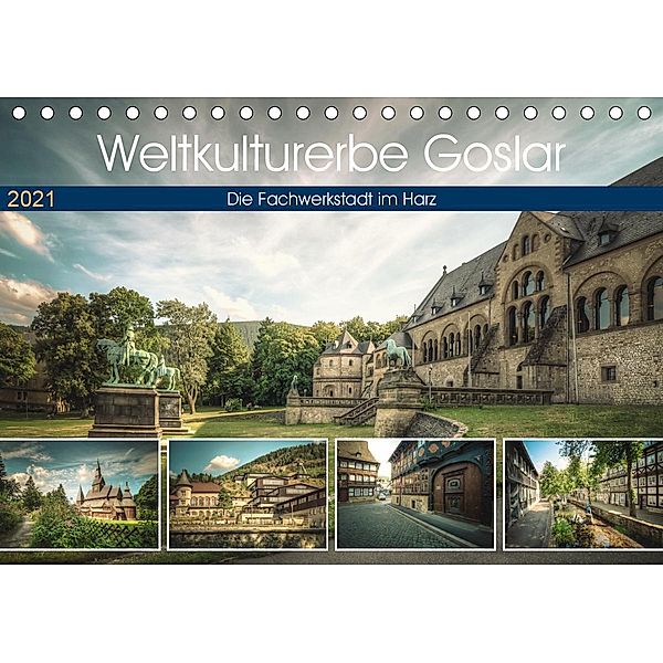 Weltkulturerbe Goslar (Tischkalender 2021 DIN A5 quer), Steffen Gierok / Magic Artist Design