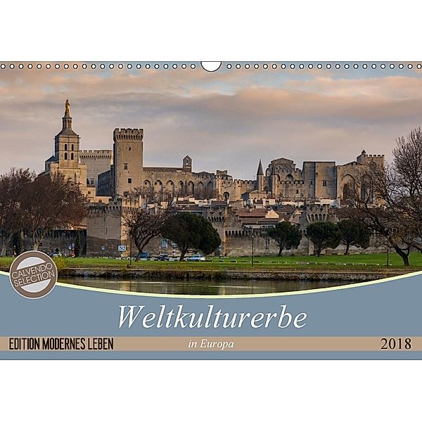 Weltkulturerbe in Europa (Wandkalender 2018 DIN A3 quer), Carmen Steiner und Matthias Konrad