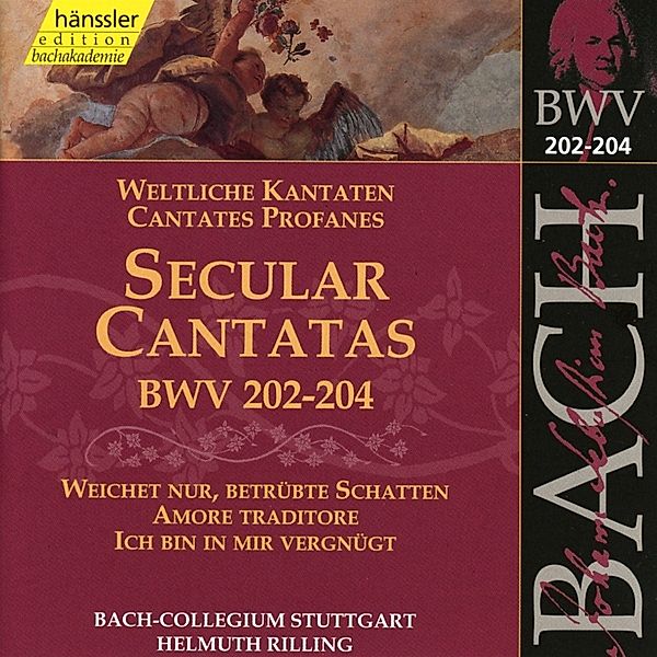 Weltliche Kantaten Bwv 202-204, Bach-Collegium, H. Rilling