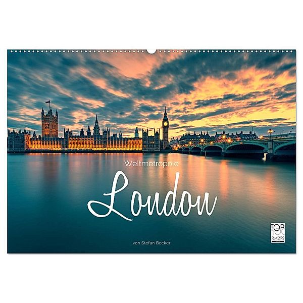 Weltmetropole London (Wandkalender 2024 DIN A2 quer), CALVENDO Monatskalender, Stefan Becker