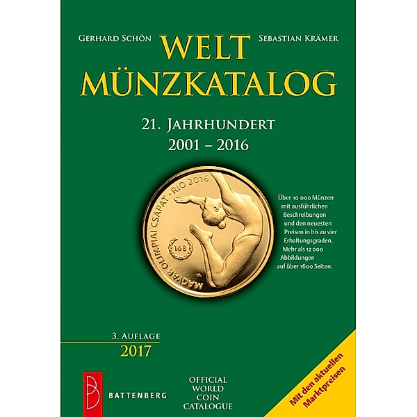 Weltmünzkatalog 21. Jahrhundert 2001 - 2016, Gerhard Schön, Sebsation Krämer