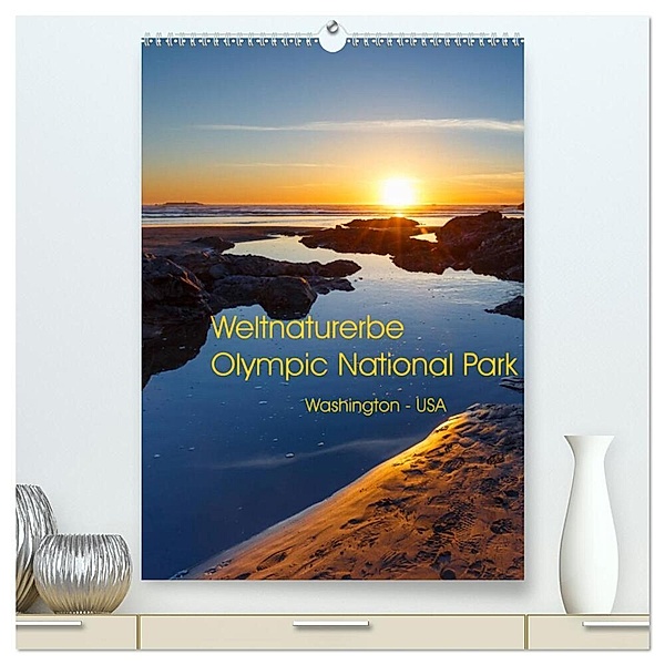 Weltnaturerbe Olympic National Park (hochwertiger Premium Wandkalender 2024 DIN A2 hoch), Kunstdruck in Hochglanz, Thomas Klinder