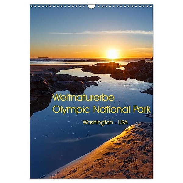 Weltnaturerbe Olympic National Park (Wandkalender 2024 DIN A3 hoch), CALVENDO Monatskalender, Thomas Klinder