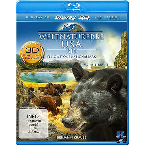 Weltnaturerbe USA 3D - Yellowstone Nationalpark, N, A