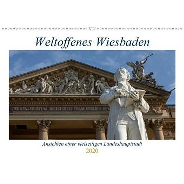 Weltoffenes Wiesbaden (Wandkalender 2020 DIN A2 quer), Axel Lischewski