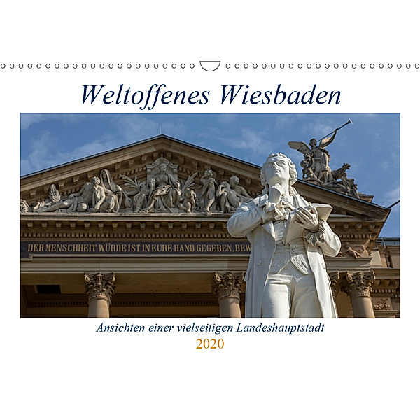 Weltoffenes Wiesbaden (Wandkalender 2020 DIN A3 quer), Axel Lischewski