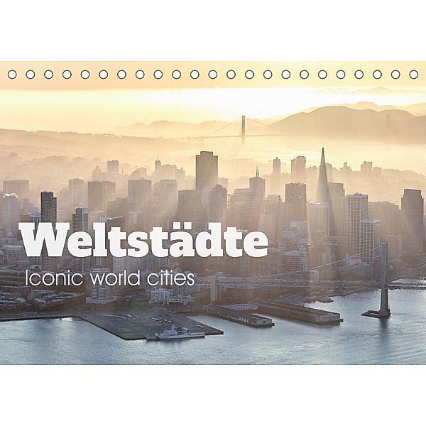 Weltstädte - Iconic world cities (Tischkalender 2022 DIN A5 quer), Matteo Colombo