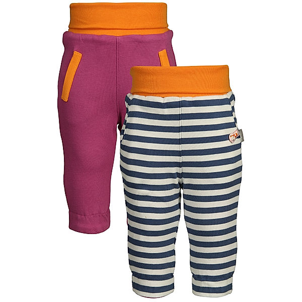 Sigikid Wende-Hose MAGIC in lila/weiss/blau