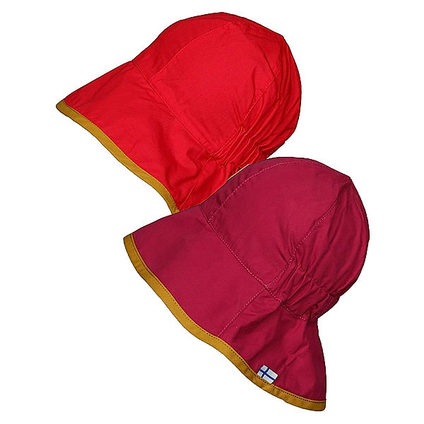 finkid Wende-Sommerhut JOUSI in raspberry/red