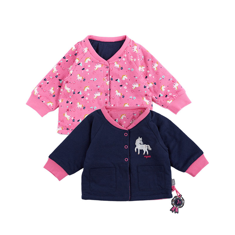 Wendejacke SPARKLING PONY in dunkelblau/pink