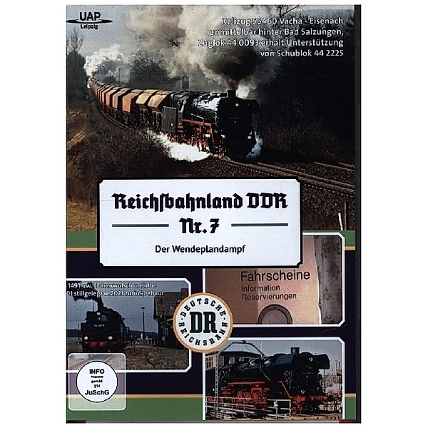 Wendeplandampf - Reichsbahnland DDR.Vol.7,1 DVD