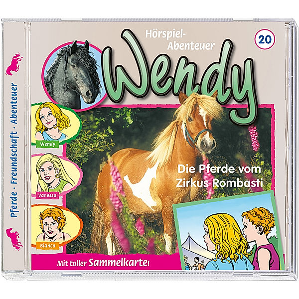 Wendy, Audio-CDs: Tl.20 Die Pferde vom Zirkus Rombasti, 1 Audio-CD, Wendy