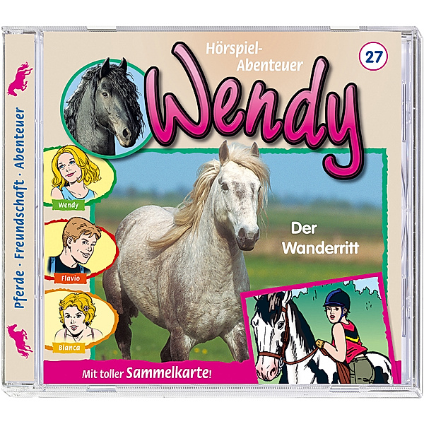 Wendy, Audio-CDs: Tl.27 Der Wanderritt, 1 Audio-CD, Wendy