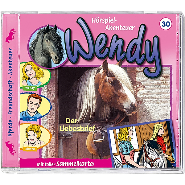 Wendy, Audio-CDs: Tl.30 Der Liebesbrief, 1 Audio-CD, Wendy
