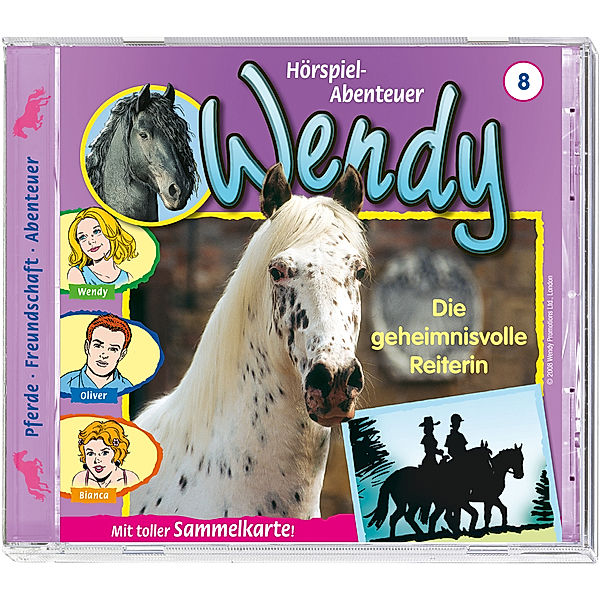 Wendy - Die geheimnisvolle Reiterin, 1 Audio-CD, Wendy