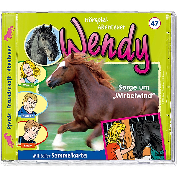 Wendy - Sorge um Wirbelwind, 1 Audio-CD, Wendy
