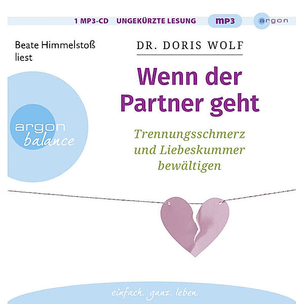 Wenn der Partner geht,1 Audio-CD, 1 MP3, Doris Wolf