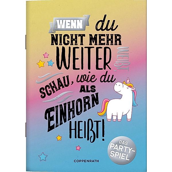 Wenn du nicht mehr weiterweißt, schau, wie du als Einhorn heißt!