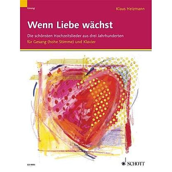 Wenn Liebe wächst, Gesang (hohe Stimme) und Klavier