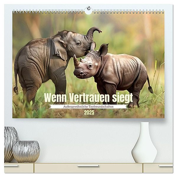 Wenn Vertrauen siegt (hochwertiger Premium Wandkalender 2025 DIN A2 quer), Kunstdruck in Hochglanz, Calvendo, Daniela Tapper