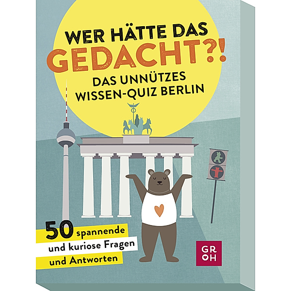 Groh Verlag Wer hätte das gedacht?! Das Unnützes Wissen-Quiz Berlin, Karolina Dombrowski