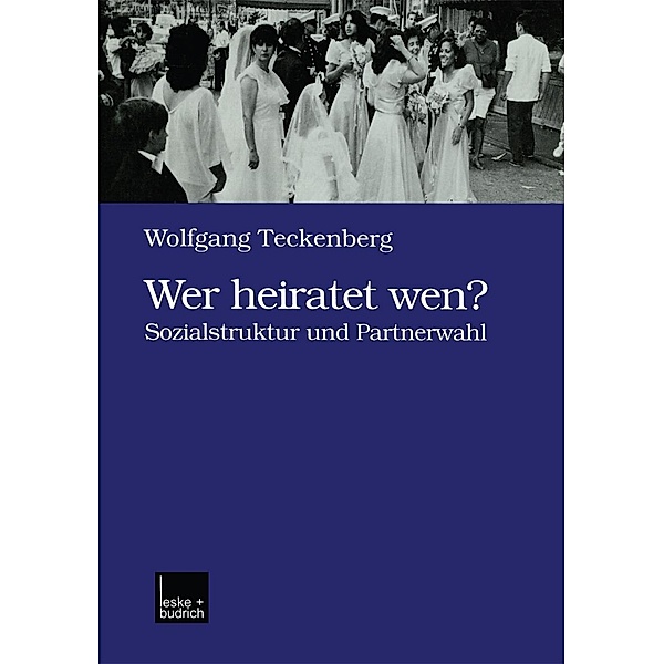 Wer heiratet wen?, Wolfgang Teckenberg