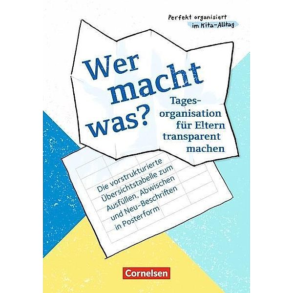 Wer macht was? - Tagesorganisation für Eltern transparent machen, Poster