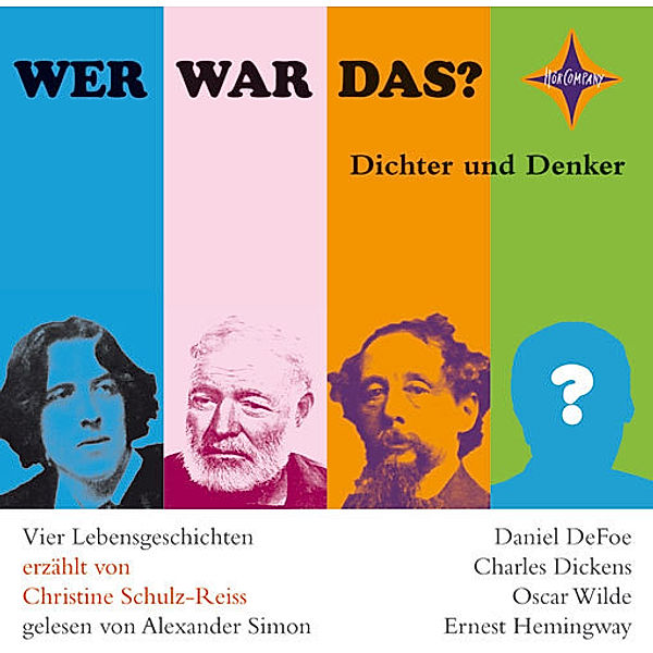 Wer war das? Dichter und Denker, 1 Audio-CD, Christine Schulz-Reiss