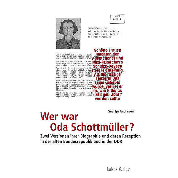 Wer war Oda Schottmüller?, Geertje Andresen