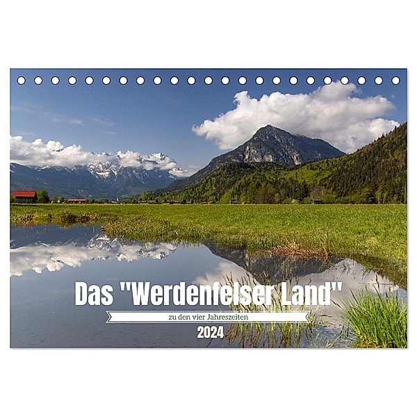 Werdenfelser Land (Tischkalender 2024 DIN A5 quer), CALVENDO Monatskalender, Andreas Müller Fotografie