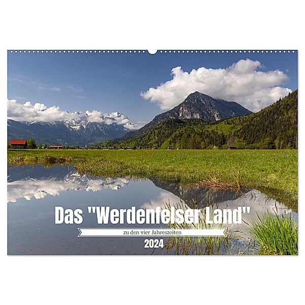 Werdenfelser Land (Wandkalender 2024 DIN A2 quer), CALVENDO Monatskalender, Andreas Müller Fotografie