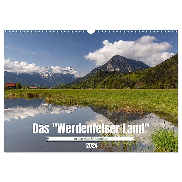 Werdenfelser Land (Wandkalender 2024 DIN A3 quer), CALVENDO Monatskalender, Andreas Müller Fotografie
