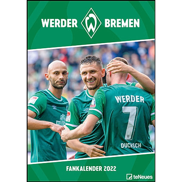 Werder Bremen 2022 - A3-Kalender - Fußball-Kalender - Fan-Kalender - 29,7x42 - Sport